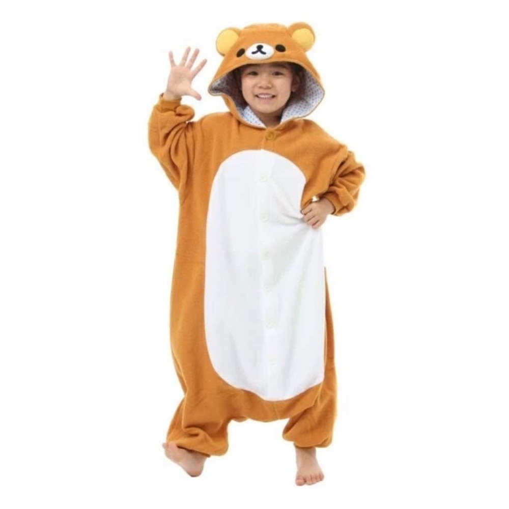Bundles SAZAC Rilakkuma
Kids Costume
Kigurumi Fleece
Cosplay 130 Brown,beige - Picture 3 of 17